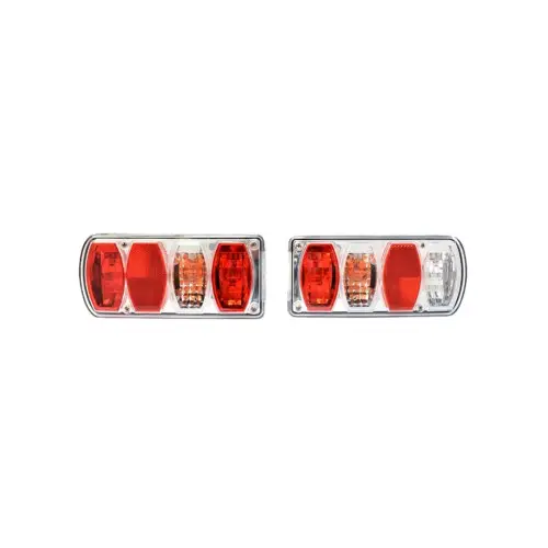 Set lămpi spate pentru camion 12/24V, 223x101x53 mm, cu becuri incluse BK69029 Cel mai vândut