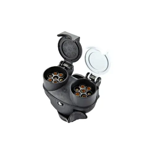 Adaptor priza 13 pini la 2x7 pini tip NS pentru remorca si rulota, OEM Promoție