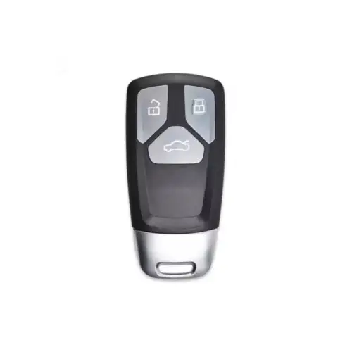 Carcasa cheie telecomanda compatibila Audi, 3 butoane, cu lamela metalica (Cod 1216) Ultima șansă