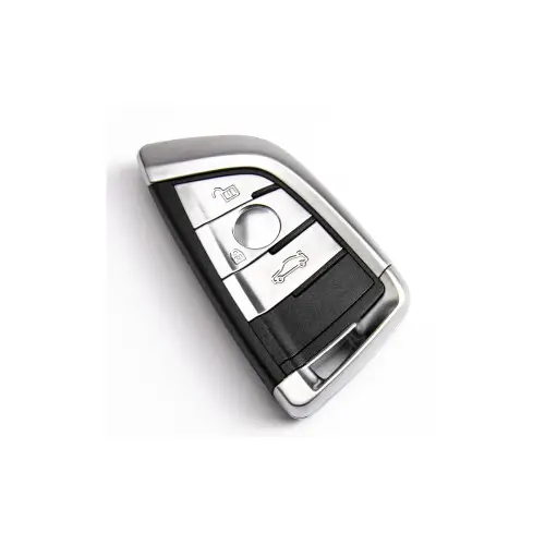 Reducere extra Carcasă cheie telecomandă compatibilă BMW, 3 butoane, cu lamelă metalică (1020-3B)