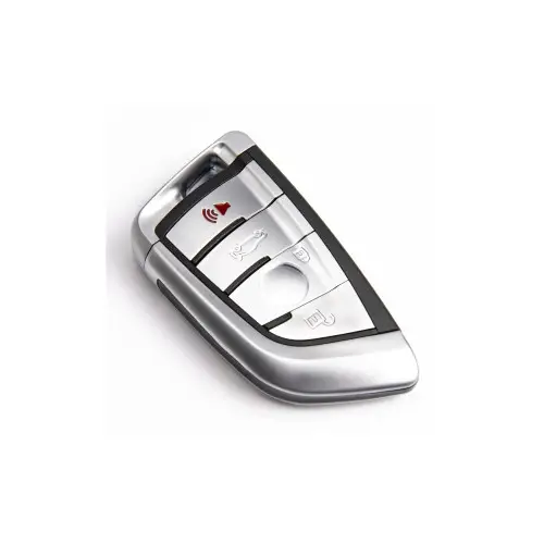 Preț promoțional Carcasă telecomandă compatibilă BMW cu lamelă metalică, 4 butoane (Cod 1020-4B)