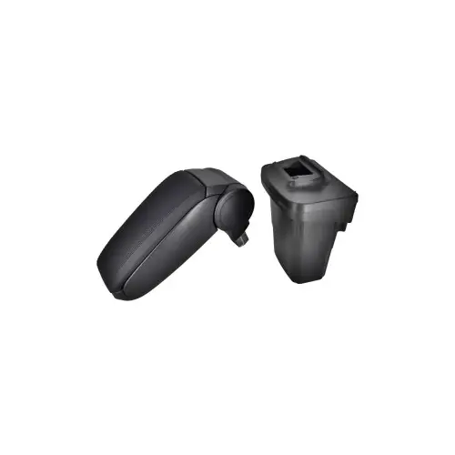Plată sigură Cotieră auto neagră pentru Ford Focus III (2011–2015), montaj pe tunelul central