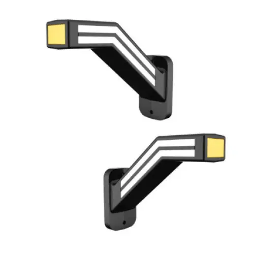 Lampa gabarit stanga SL-5017-D cu semnalizare dinamica, 12–24V, IP67 Plată sigură