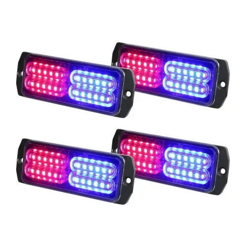 Lampă LED stroboscopică profesională 12V-24V, semnalizare auto, O-86-12LED Retur ușor