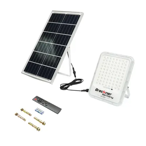 Lampă LED solară 200W cu panou 70W și baterie LiFePO4 30Ah BK87487 Preferatul clienților