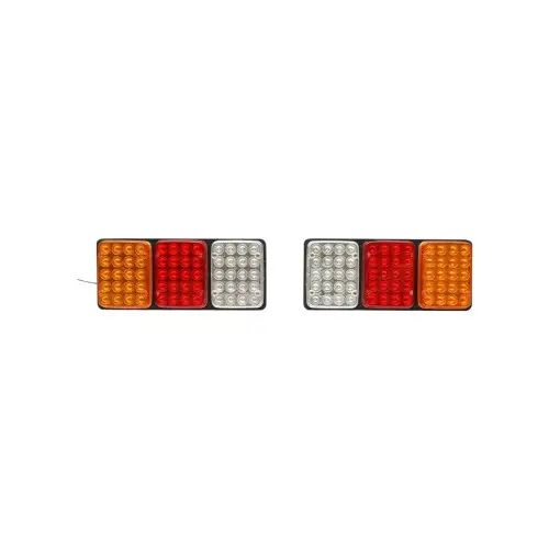 Retur gratuit Set lămpi spate LED camion 24V 330x140 mm, montaj pe remorcă – BK69097