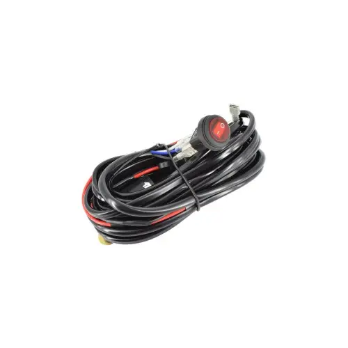 Doar azi Cablaj proiectoare LED 12V waterproof 2,6 m pentru lumini auto, cu buton – CAB26M