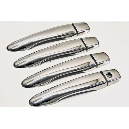Set ornamente crom pentru mânere uși Nissan Qashqai J11 și Renault Kadjar fără Ikey Ofertă specială
