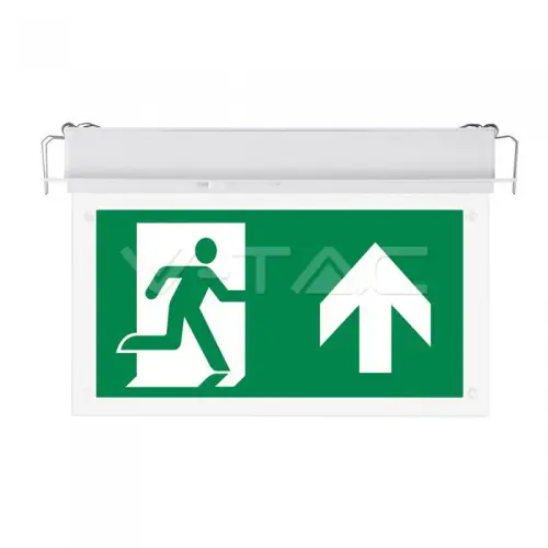 Calitate înaltă Lampă EXIT LED 2W încastrată, 6000K, cu autonomie >3h (Cod 835)