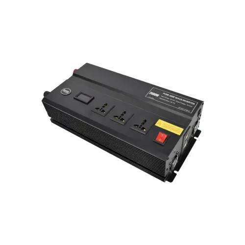 Preferatul clienților Invertor tensiune 12V-220V 2000W sinus pur, profesional, cu afișaj și telecomandă