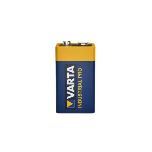Baterie Varta Lithium Industrial Pro 9V (6LR61) pentru alarme și detectoare, Cod 4022 Ofertă limitată