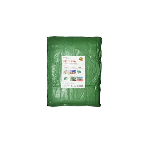 Cel mai bun preț Prelată impermeabilă verde 6x8 m, 120 g/m², cu ochiuri de prindere – Breckner
