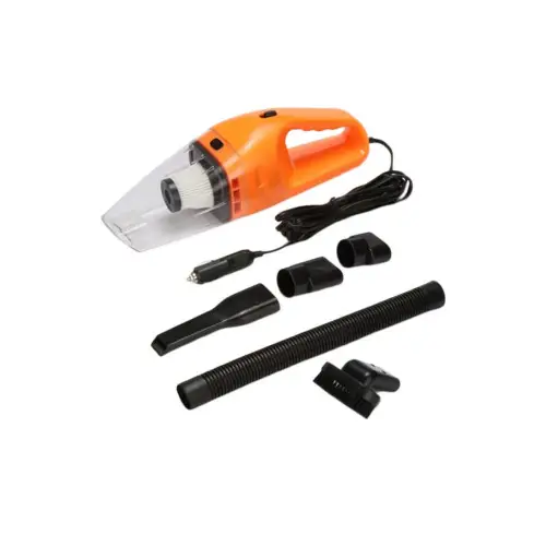 Disponibil imediat Aspirator auto portabil 12V cu accesorii si filtru lavabil, compact (Cod 8802)