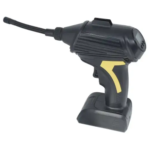 Compresor auto portabil 12V cu acumulator, manometru digital și LED (Cod 8366) Cumpărături sigure