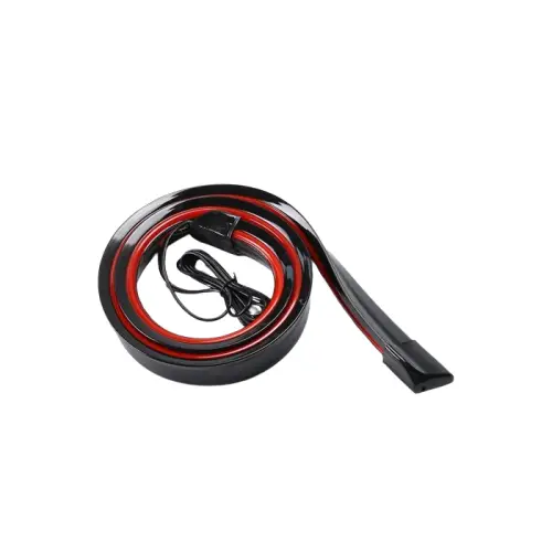 Livrare gratuită Eleron lunetă/portbagaj cu LED 12V, poziție, frână și semnalizare, negru 1,2 m