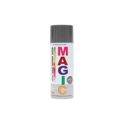 Ultima șansă Spray vopsea grund gri Magic 400 ml pentru metal, plastic, lemn și sticlă