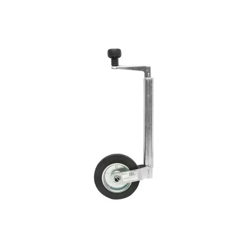 Roată de sprijin remorcă din PVC 160x40 mm, tub 34/28 mm, 100 kg Ofertă specială