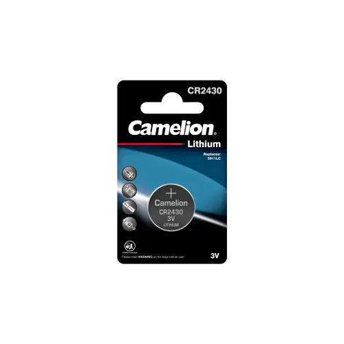 Preț redus Baterie Camelion CR2430 3V litiu pentru telecomenzi, ceasuri și senzori