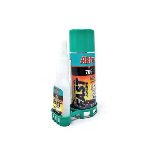 Discount Spray adeziv universal cu intarire rapida Akfix 705, activator 400 ml + adeziv 100 g