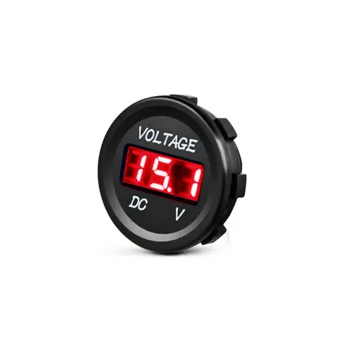 Cumpără acum Voltmetru digital de panou 12-24V DC cu afisaj LED rosu, DS4010