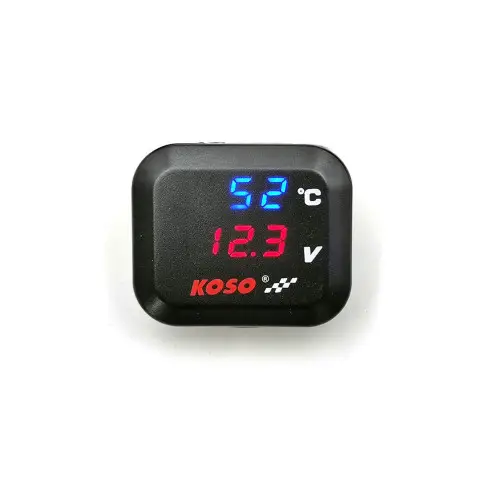Termometru auto 4în1 cu încărcător USB 3A pentru bord și voltmetru 12V (DS4030) Doar azi