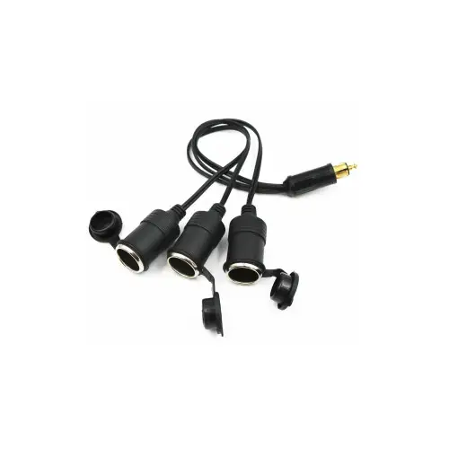 Adaptor DIN la brichetă standard cu 3 prize, cablu 30 cm, 12V/24V (MC021) Calitate înaltă