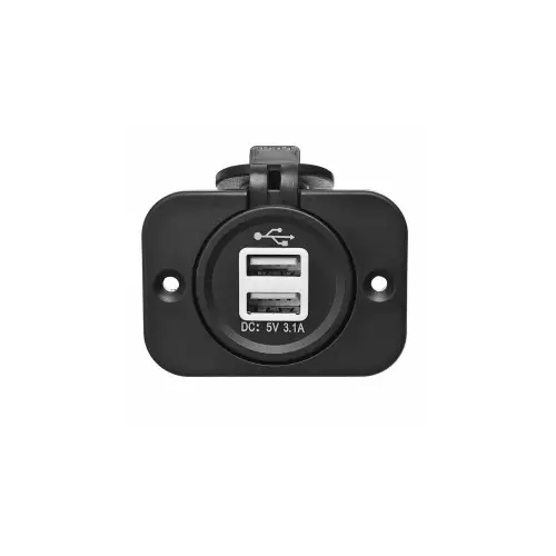 Cumpără acum Mufă USB de bord 12-24V cu 2 porturi, încărcare 5V 3.1A (SPP03)
