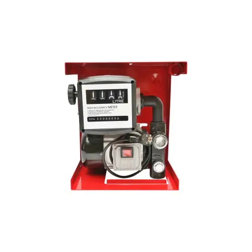 Pompă de transfer motorină 220V 550W, 60 l/min, kit cu contor și pistol BK87756 Discount