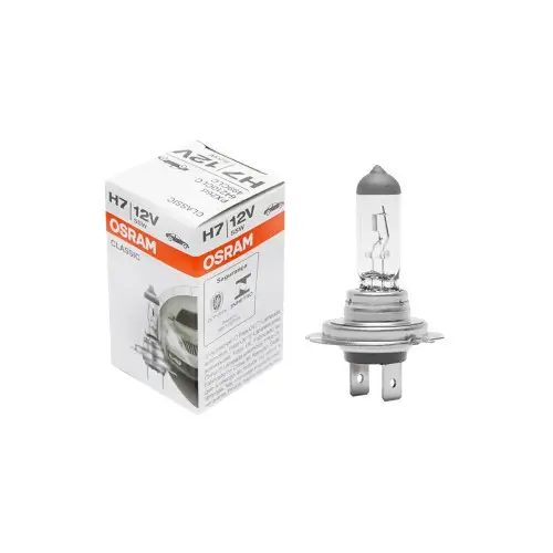 Expediere rapidă Bec halogen auto Osram H7 12V 55W cu soclu PX26D, pentru faruri
