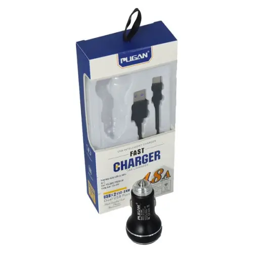 Încărcător auto 4.8A cu cablu micro USB, 12–24V, model PG-260P Premium Super ofertă