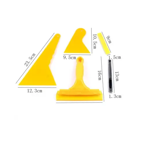 Set de scule pentru montaj folie auto și decorativă TM-501, cu raclete și cutter Livrare expres