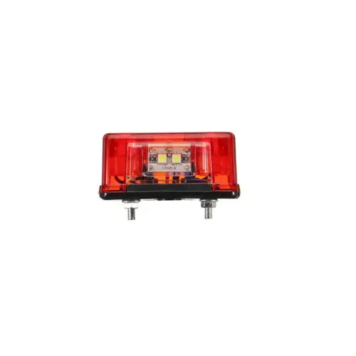 Lampă număr cu LED alb/roșu 12V/24V pentru remorcă/auto, cod L0035 Retur gratuit