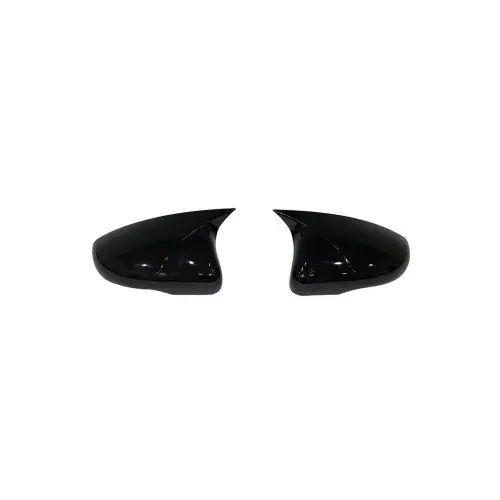 Calitate înaltă Capace oglindă tip Batman negru lucios, compatibile VW Golf 6 (2008–2012)