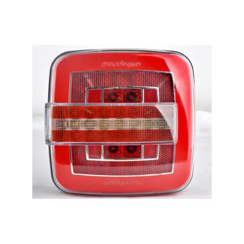 Lampă stop pătrată LED SMD 12V cu semnal dinamic, cod 202101-D Popular