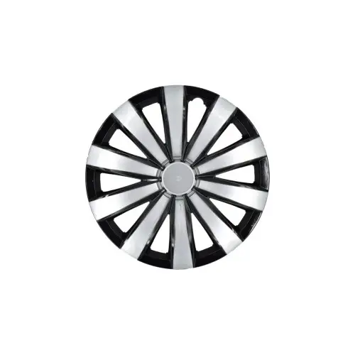 Set capace roți 16 inch G-604, design negru-argintiu, set 4 bucăți Ofertă limitată