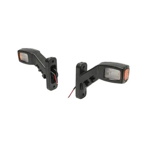 Livrare expres Set 2 lămpi LED laterale de gabarit 12–24V cu flanșă, BK69478