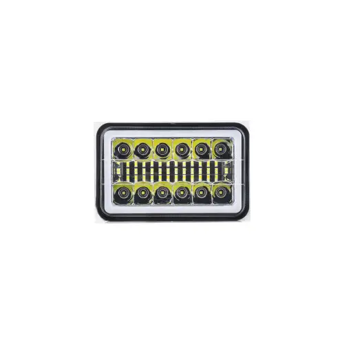 Proiector LED auto 54W cu Angel Eyes Combo, 12–24V, fascicul Spot 30° (SPT-5INCH-31) Preț redus