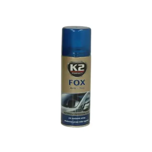 Spray antiaburire K2 Fox 150 ml pentru geamuri auto, fără urme Livrare rapidă