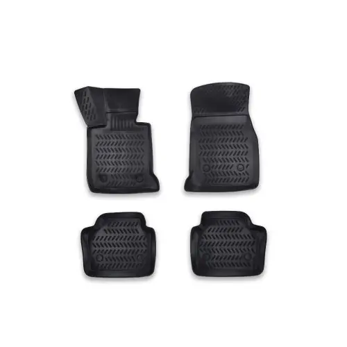 Covoare cauciuc tip tăviță pentru BMW Seria 3 G20 (2019+) set 4, negru Super ofertă