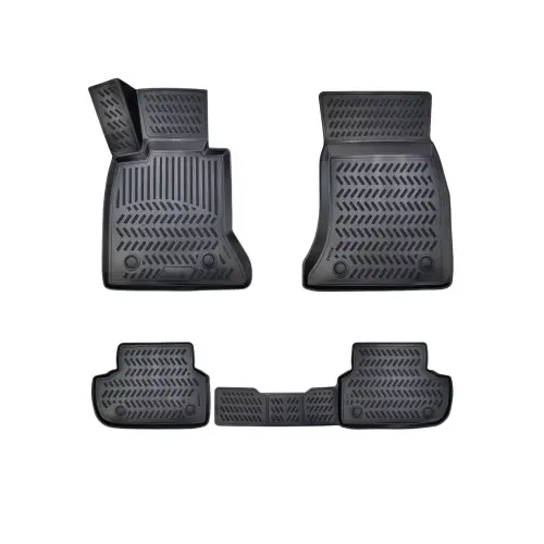 Set covorașe cauciuc tip tăviță pentru BMW Seria 5 G30 (2016+) A80-X157 Retur ușor
