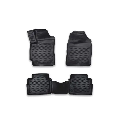 Cel mai bun preț Set covoare cauciuc tip tavita pentru Hyundai Elantra VI 2015-2020, negru
