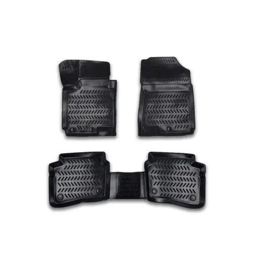 Set covorase cauciuc tip tavita pentru Hyundai i20 II (2014-2020), 4 piese Transport gratuit