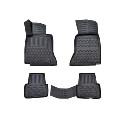 Set covorase cauciuc tip tavita pentru Mercedes Clasa C W206 2021+, negru Retur ușor