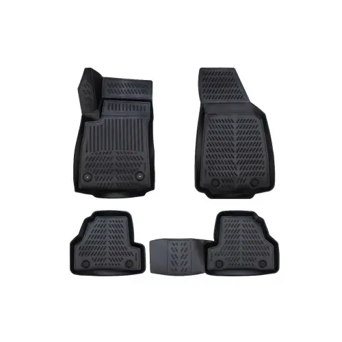 Set covorase cauciuc tip tavita pentru Opel Mokka X 2017-2020, negru, 4 piese (A80-X192) Nu rata