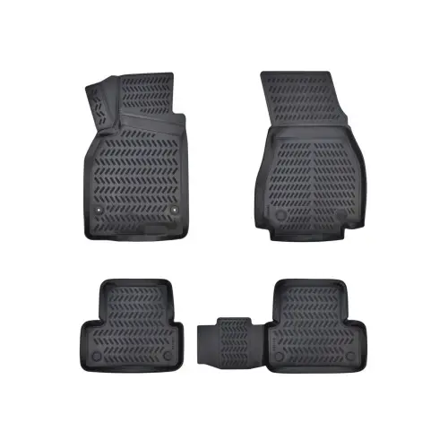 Retur gratuit Set covorașe cauciuc tip tăviță Renault Megane II Berlina 2002-2009, 4 buc