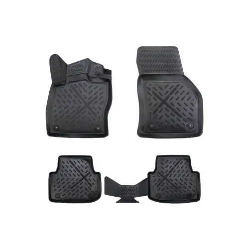 Covorașe auto cauciuc tip tăviță pentru Seat Leon IV manuală 2021+ (set 4) A80-X165 Livrare gratuită