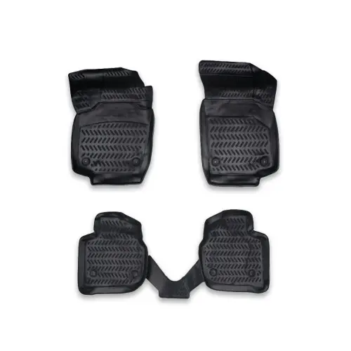 Retur gratuit Set covorase cauciuc tip tavita pentru Seat Toledo IV (2012+) negru