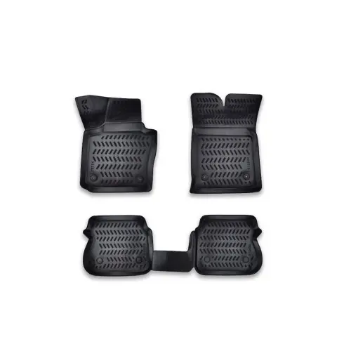 Covoare cauciuc tip tavita pentru Volkswagen Caddy 2003-2020, set 4 buc Reducere de preț