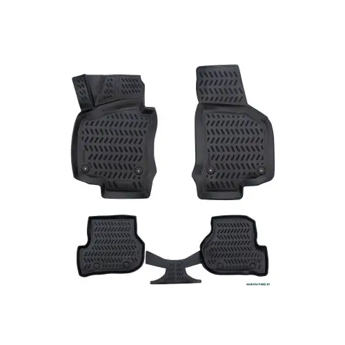 Retur gratuit Covorașe cauciuc tip tăviță pentru Volkswagen Golf VI 2008–2013, set 4 buc