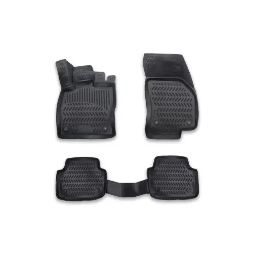 Covoare cauciuc tip tavita pentru VW Passat B8 (2015-2023), set 4 buc Popular